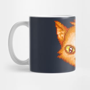 HappyCat Smiling Pixel Art Mug